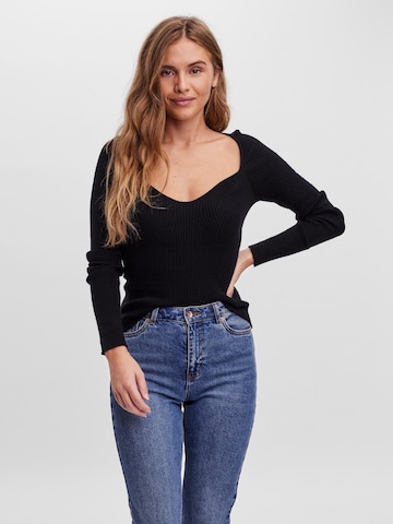 Vero Moda Aware Sweater 'Sylvia' in Black: front