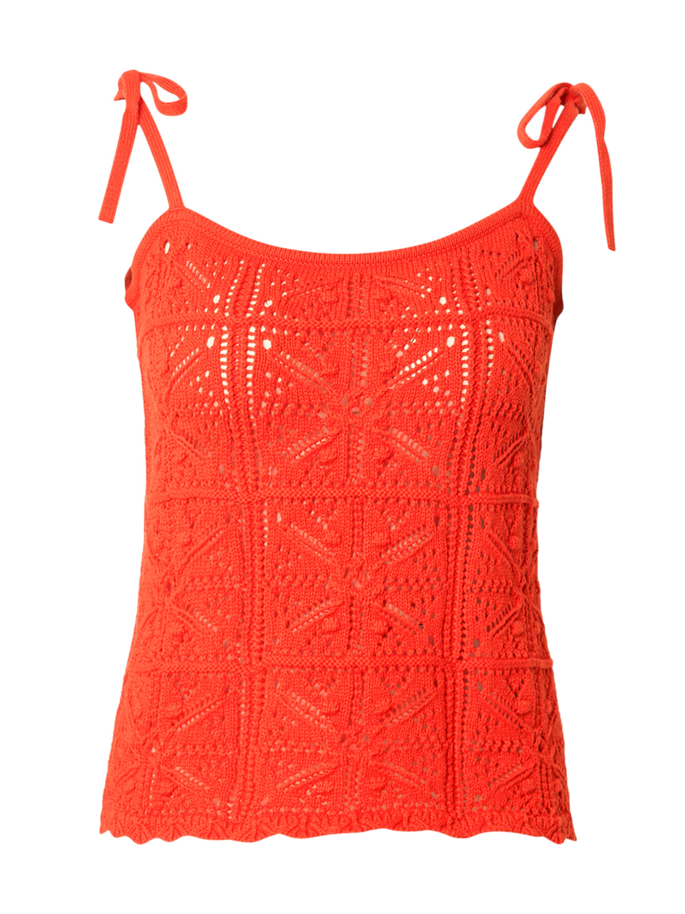 LEVI'S ® Πλεκτό τοπ 'Abbey Tie-Shoulder Sweater Tank Top' σε κόκκινο: μπροστά