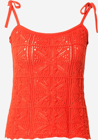 LEVI'S ® Neuletoppi 'Abbey Tie-Shoulder Sweater Tank Top' värissä punainen: etupuoli
