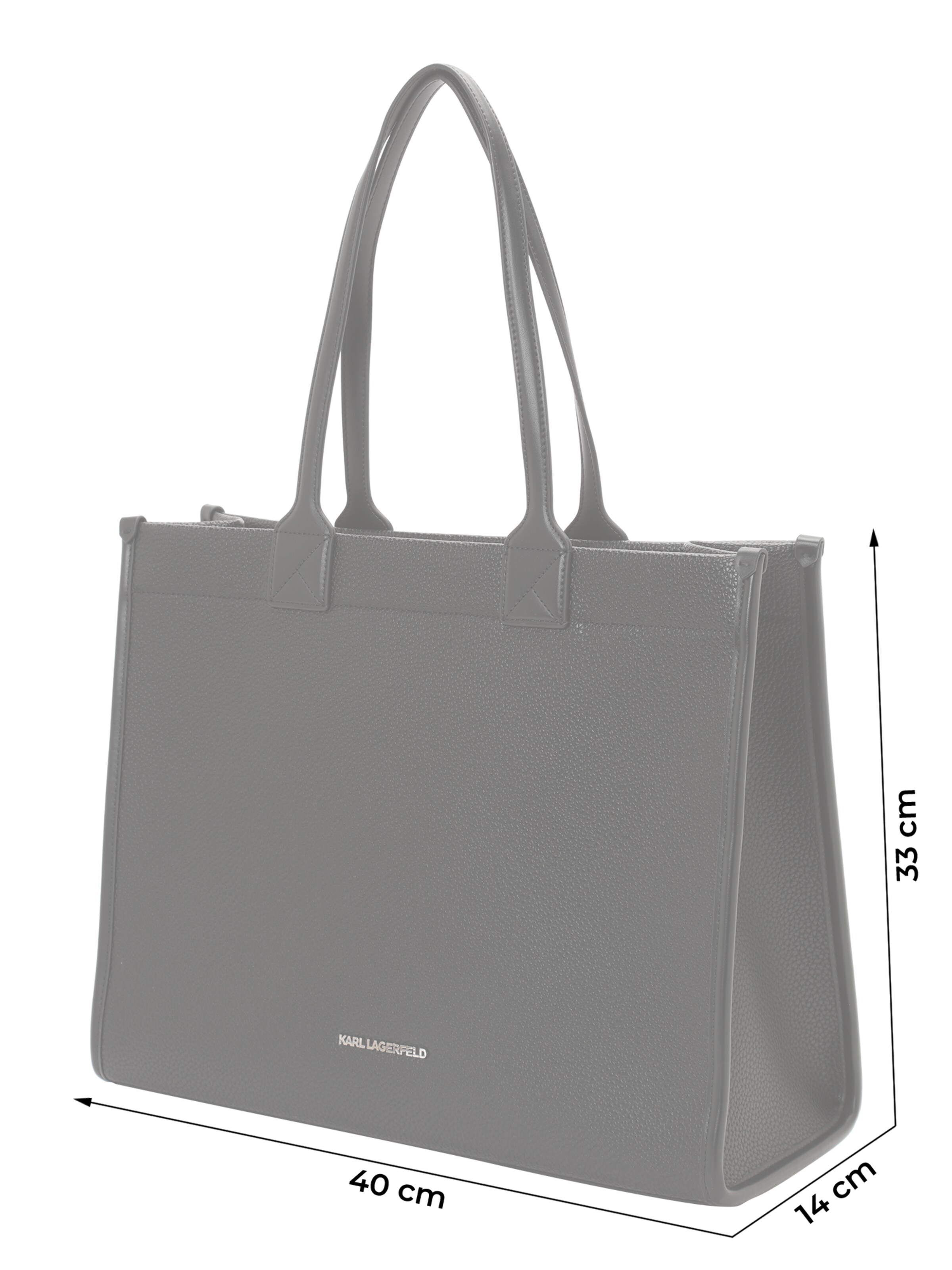 Cabas Karl Lagerfeld en noir