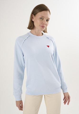 Sweat-shirt Felix Hardy en bleu : devant