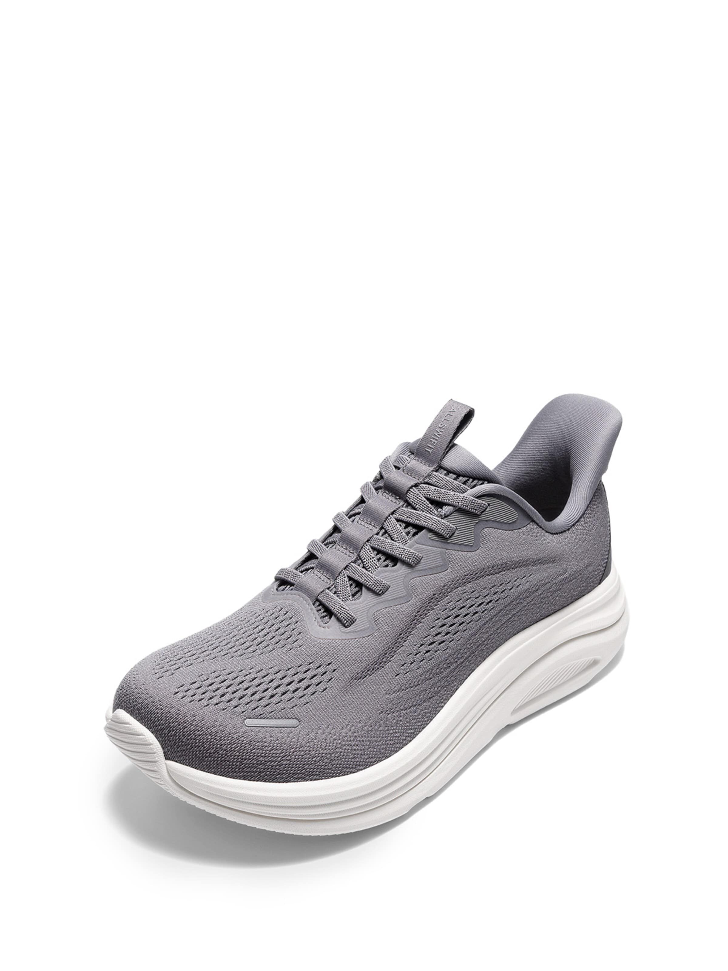 ALLSWIFT Running Shoes in Grey: front