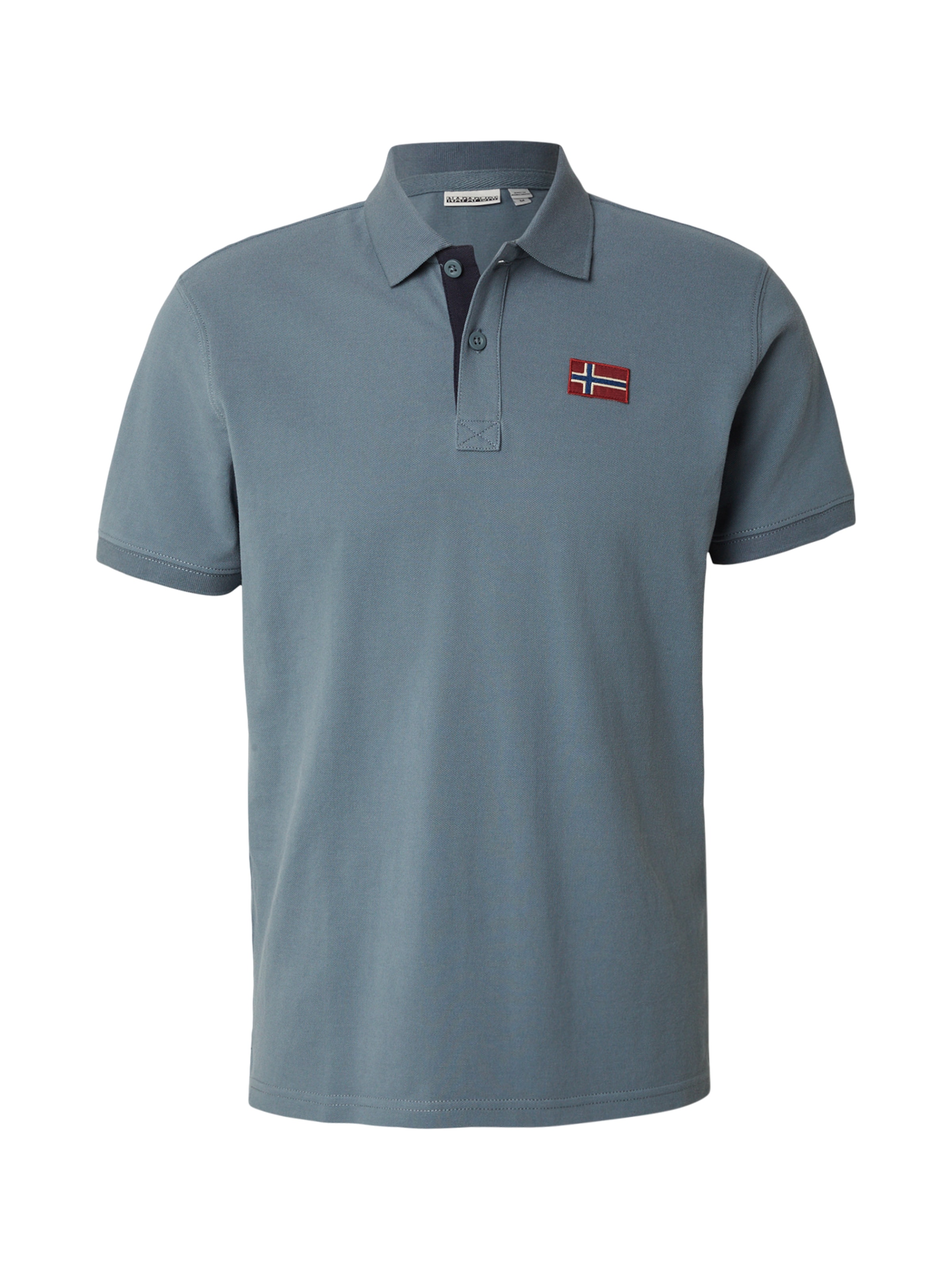 NAPAPIJRI Poloshirt 'EMIRA' in Grau: Vorderseite