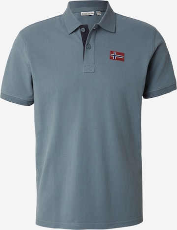 NAPAPIJRI Poloshirt 'EMIRA' in Grau: Vorderseite