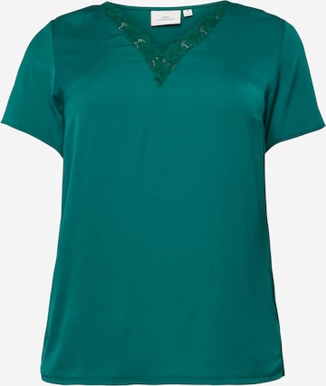 ONLY Carmakoma Blouse 'TILDE' in Green: front