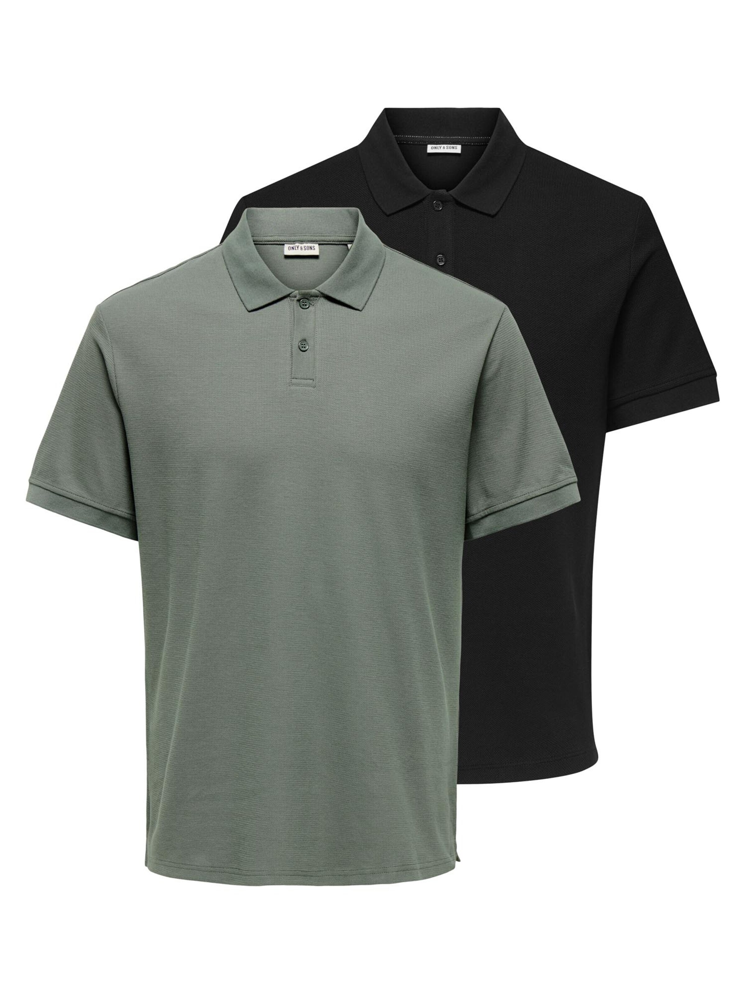 Only & Sons Shirt 'Ben' in Green: front