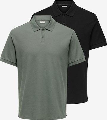 Only & Sons Shirt 'Ben' in Green: front