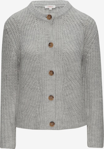s.Oliver Strickjacke in Grau: Vorderseite