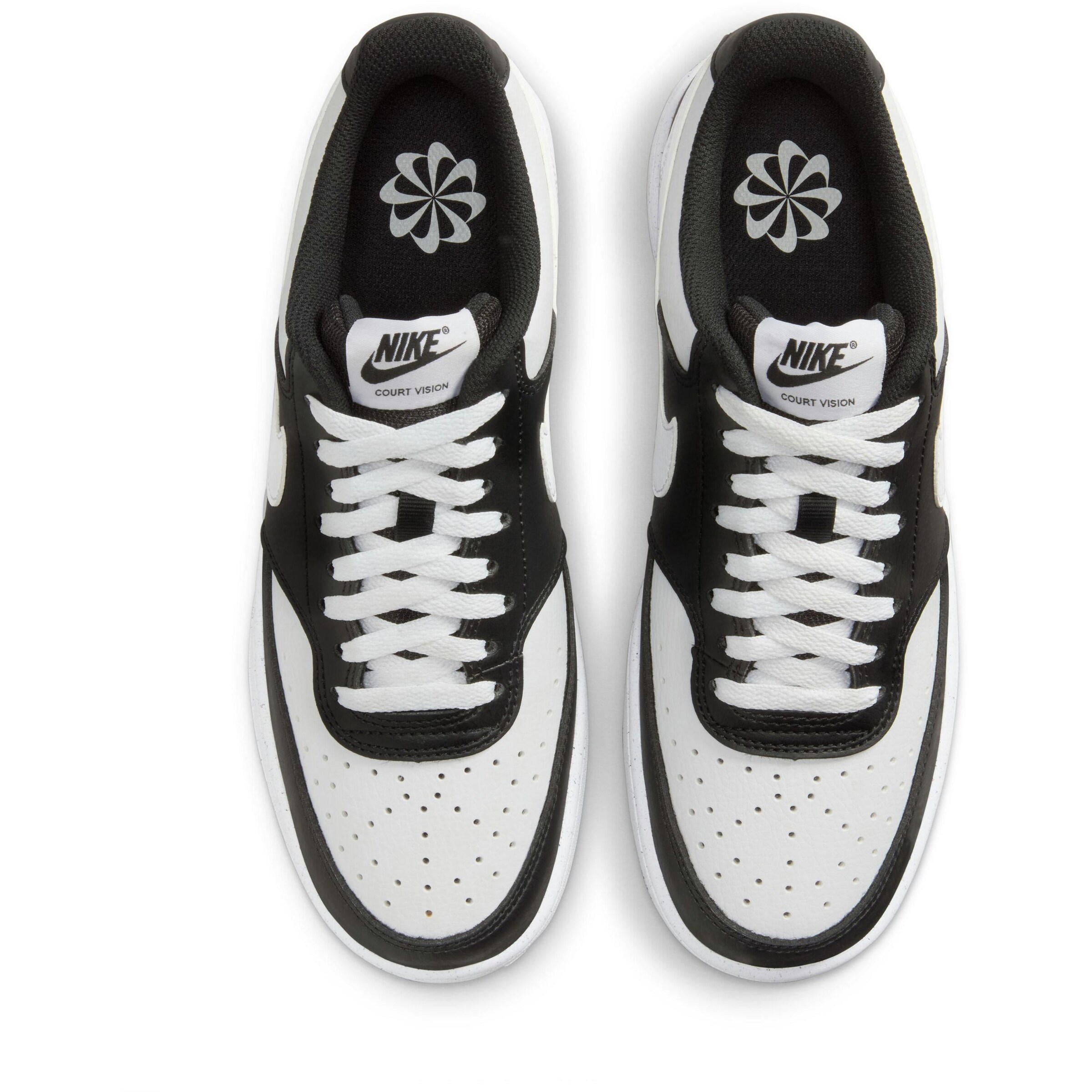 Nike Sportswear Sneakers laag 'Court Vision Next Nature' in Zwart