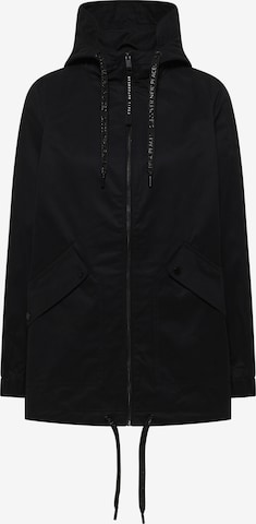 CECIL Between-Seasons Parka in Black: front