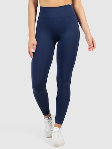 Coupe slim Leggings Smilodox en bleu : devant