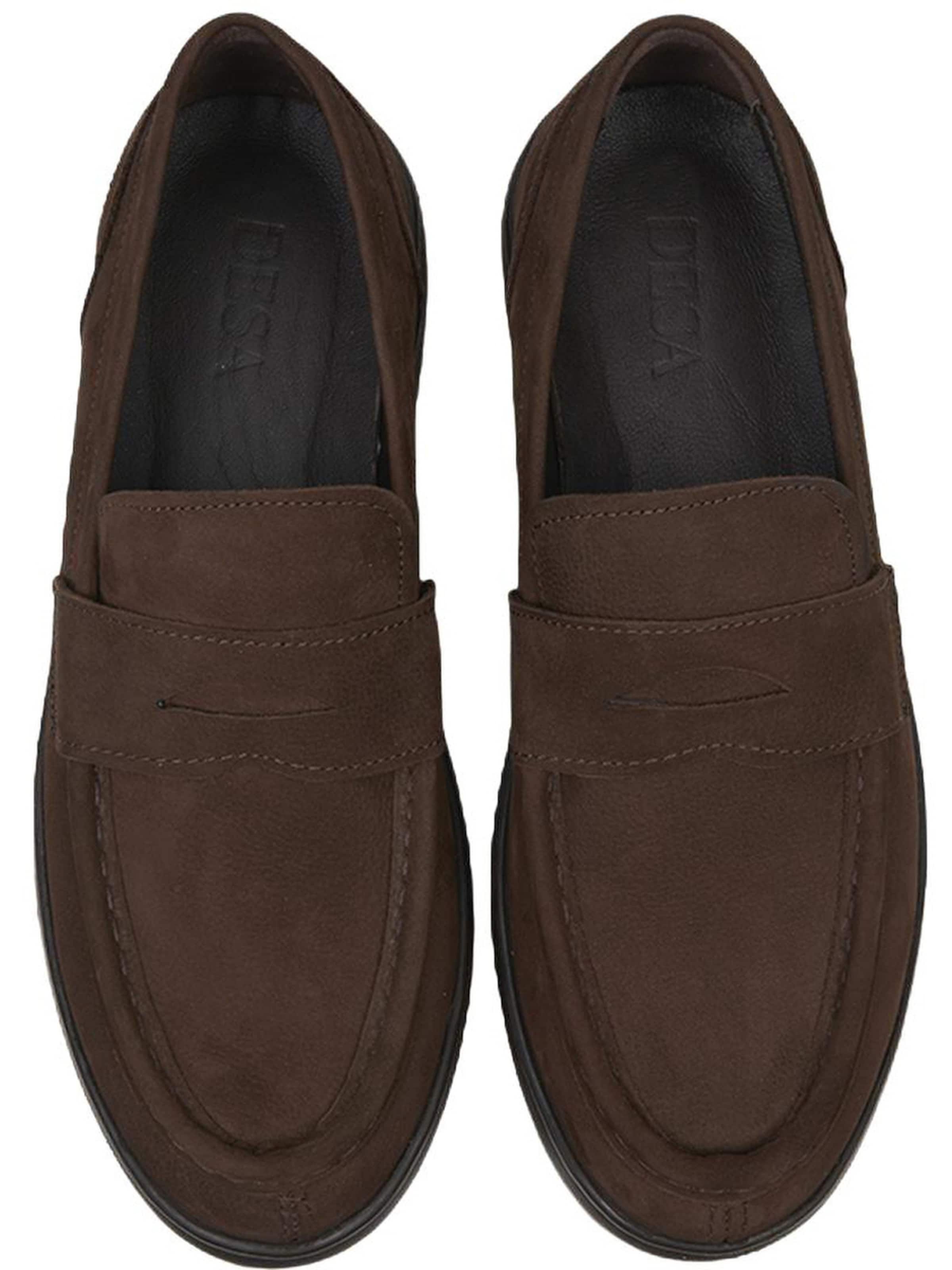 Desa Classic Flats 'Slipper' in Brown