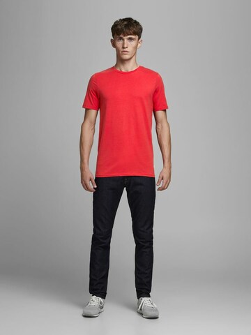 JACK & JONES Slim Fit T-Shirt in Rot