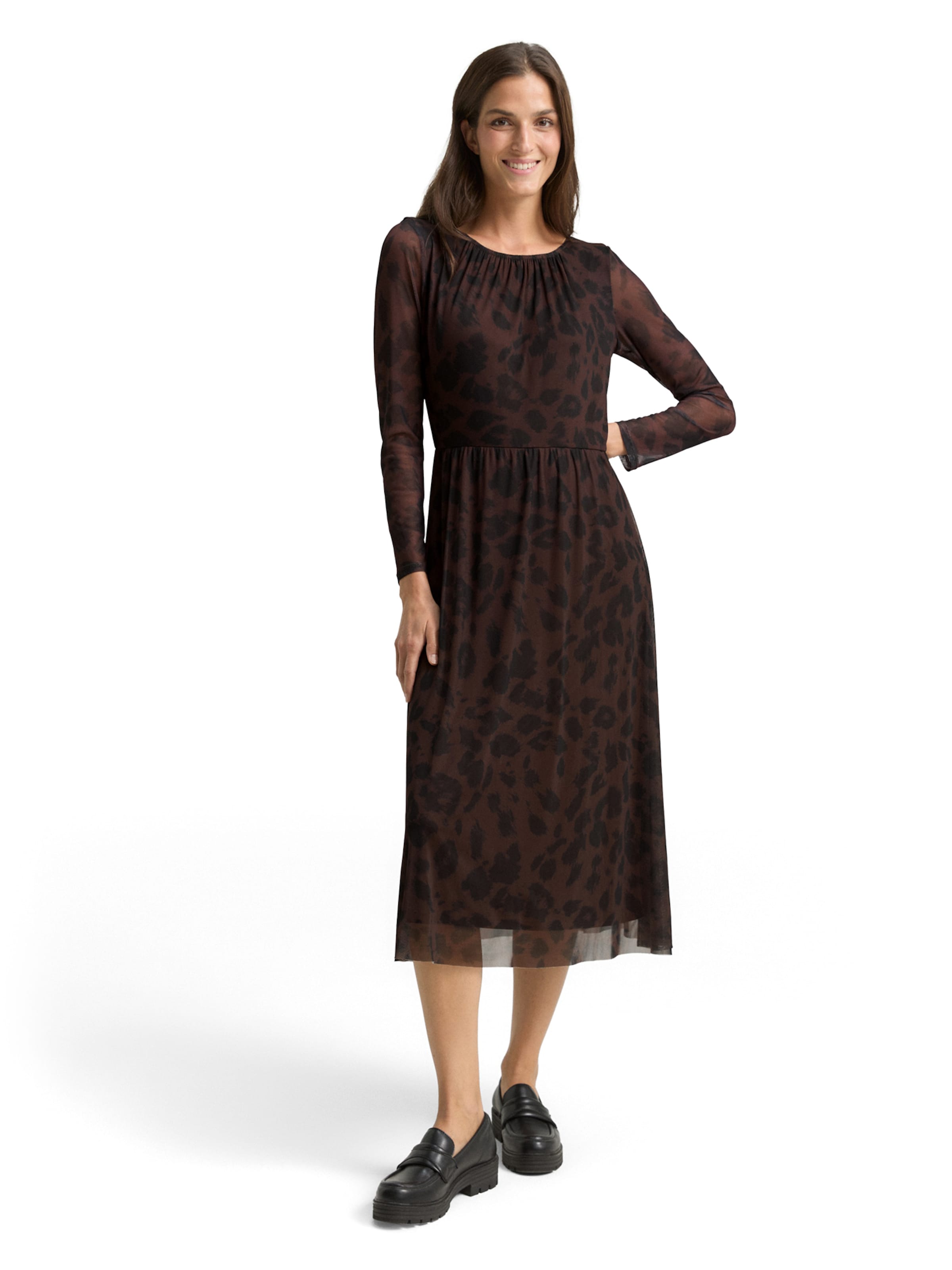 TOM TAILOR Dress in Brown
