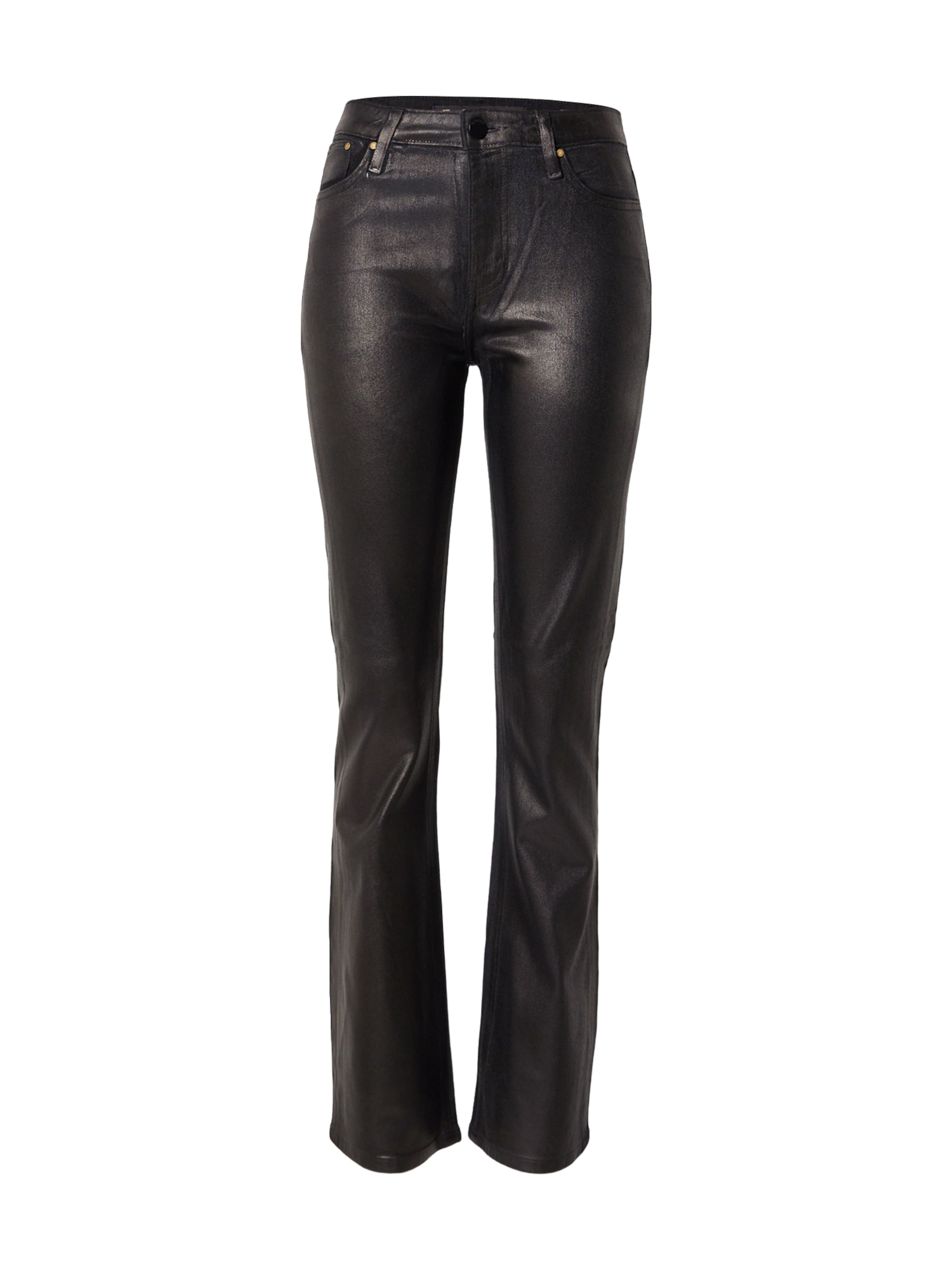 GUESS Flared Jeans in Black: front