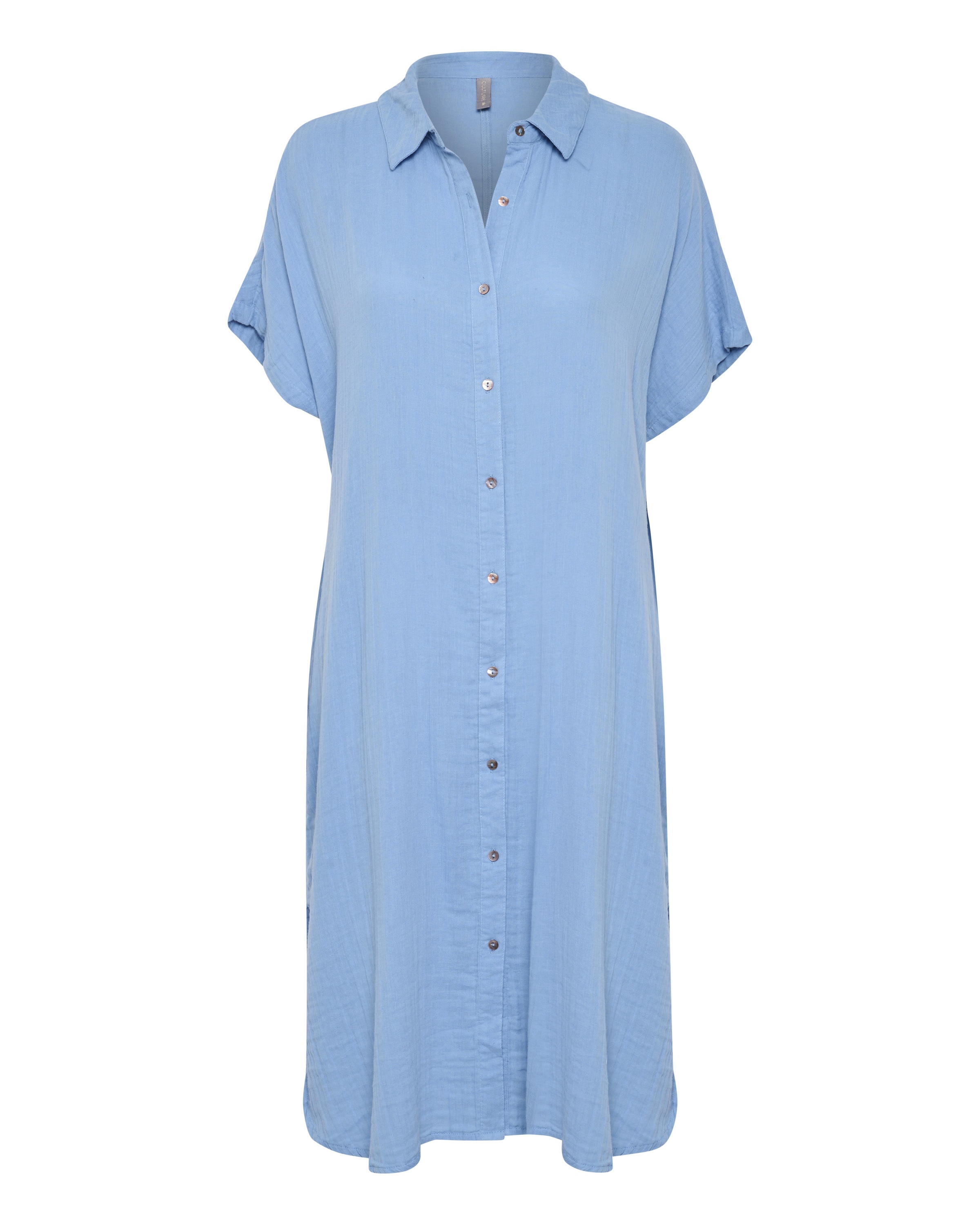 CULTURE Blousejurk in de kleur Hemelsblauw, Productweergave