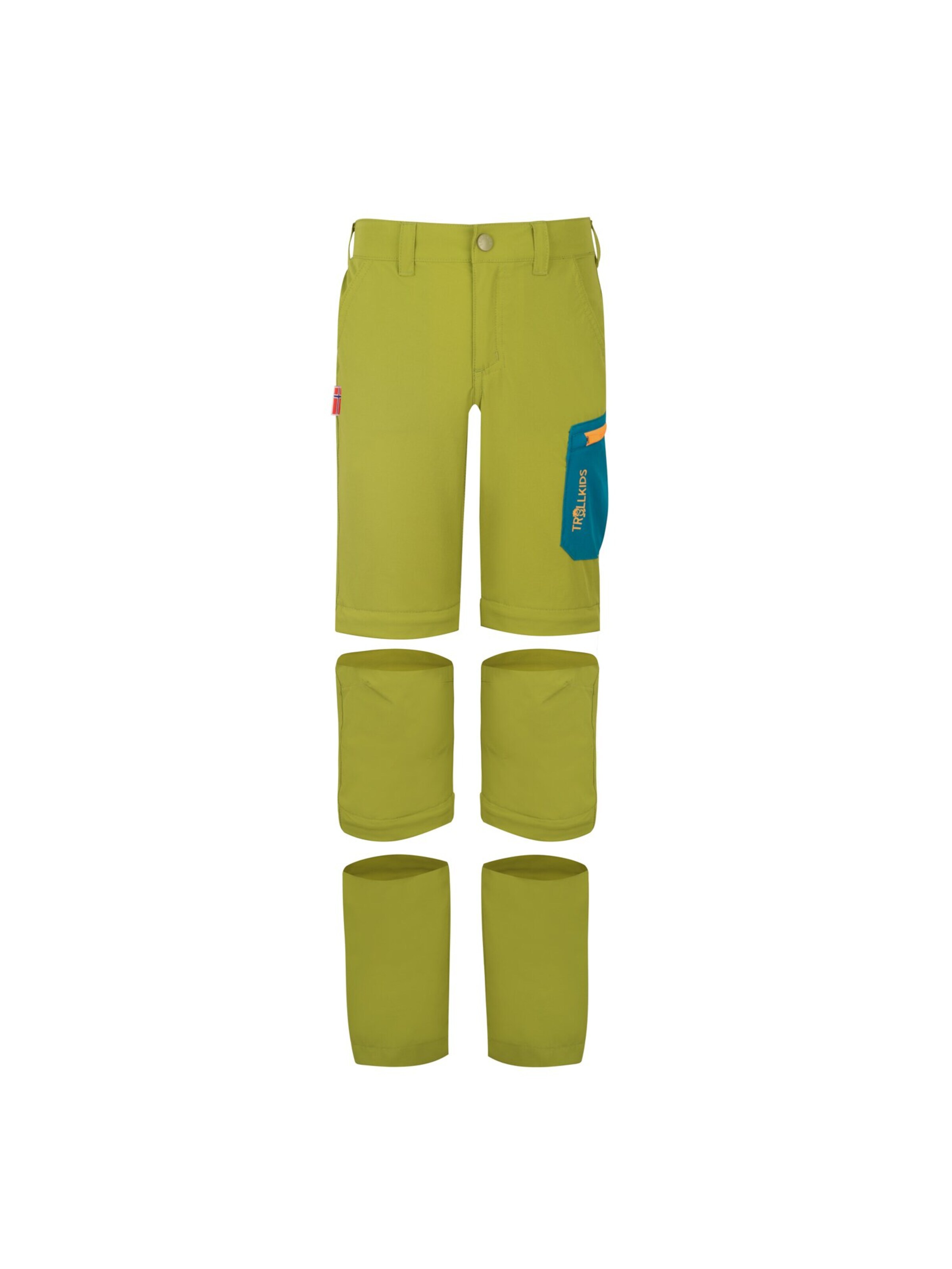 TROLLKIDS Regular Sporthose in Grün