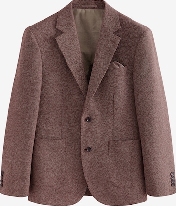 Next Slim fit Colbert in Bruin: voorkant