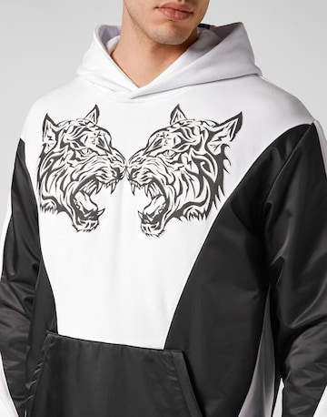 Plein Sport - Sweatshirt 'Tiger' em branco