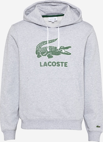 Sweat-shirt LACOSTE en gris : devant