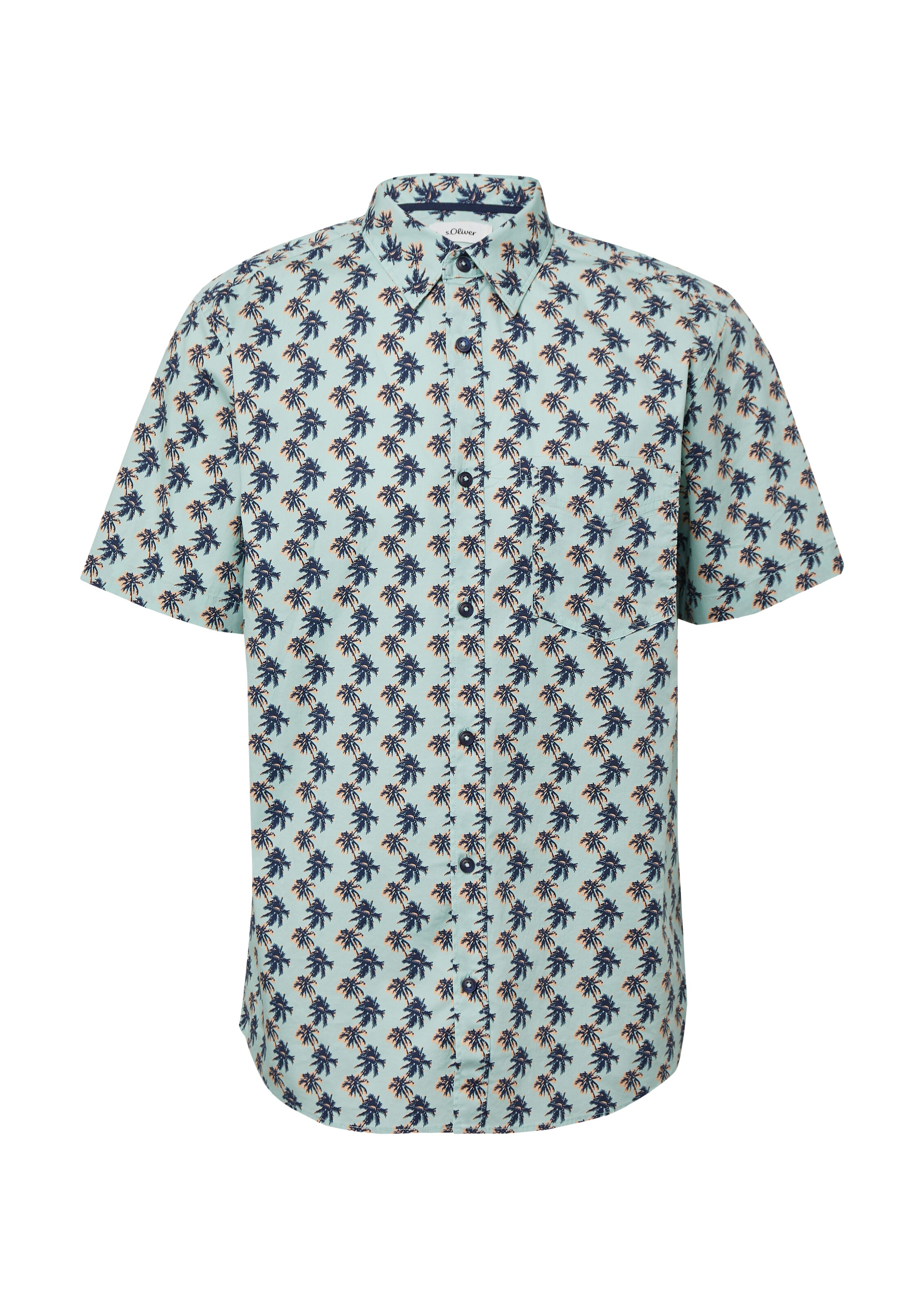 s.Oliver Hemd in Grün: Vorderseite