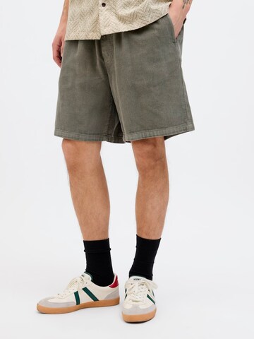 JACK & JONES Широкий Штаны 'JPSTBill' в Зеленый: спереди