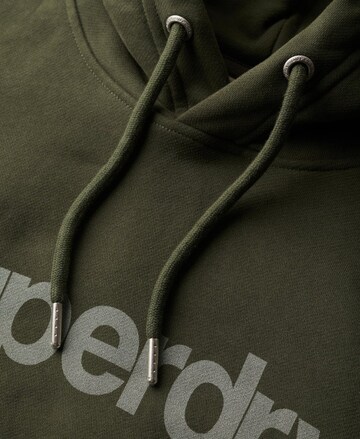 Sweat-shirt Superdry en vert