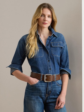 Lauren Ralph Lauren Блузка 'MESGART' в Синий: спереди