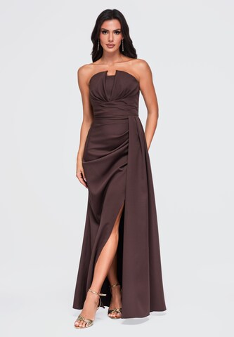 Ombre Evening dress in Brown