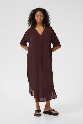 Kaffe Kleid in Braun