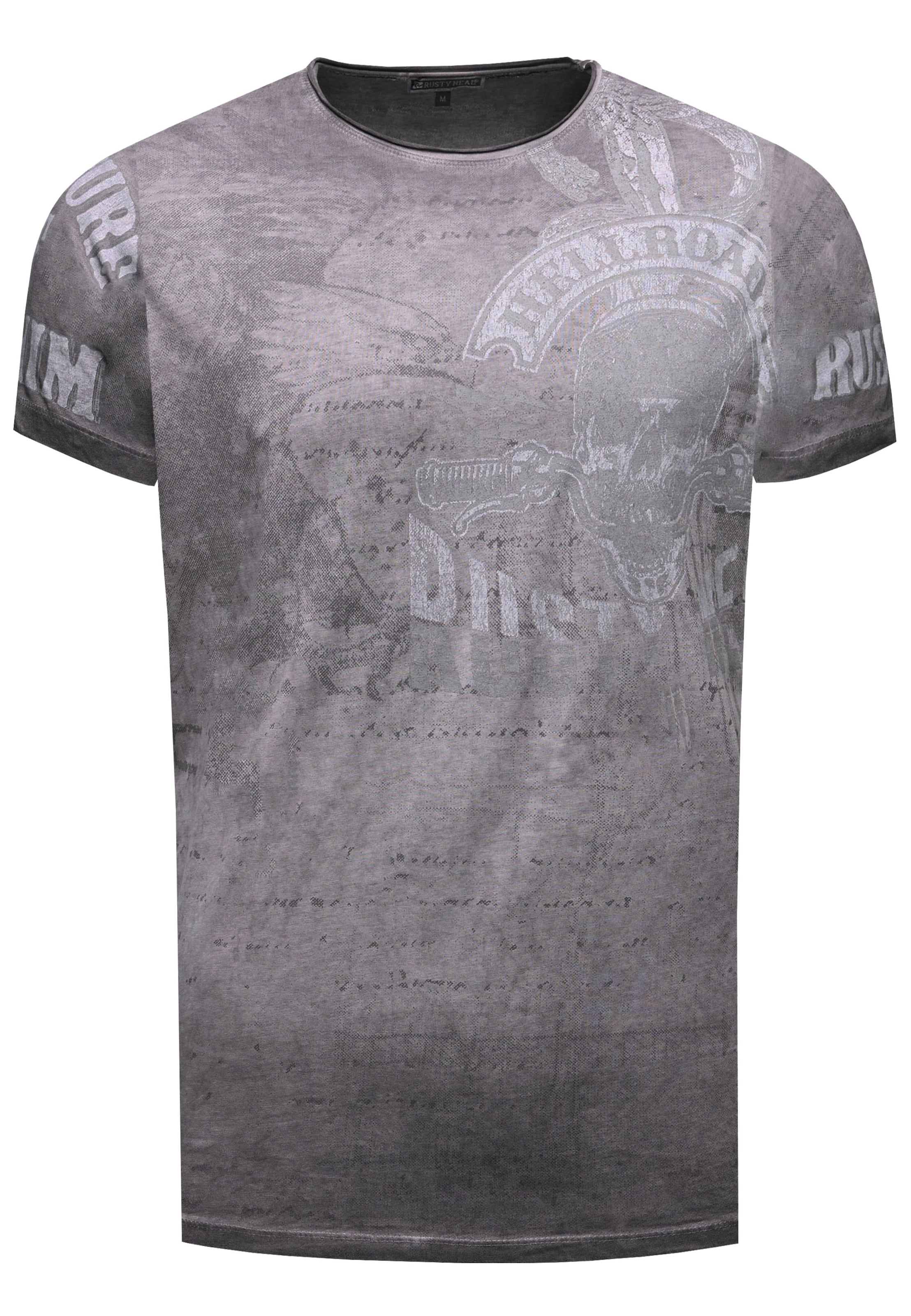 Rusty Neal T-Shirt in Grau: Vorderseite