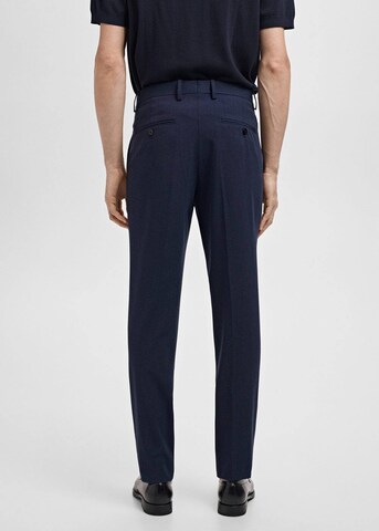 MANGO MAN Regular Hose 'Monaco' in Blau