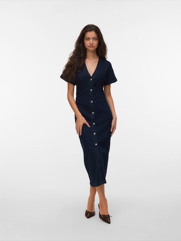 VERO MODA Jurk 'VMSANNI' in Blauw: voorkant