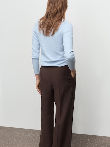 MANGO Pullover 'SEEDS' in Blau