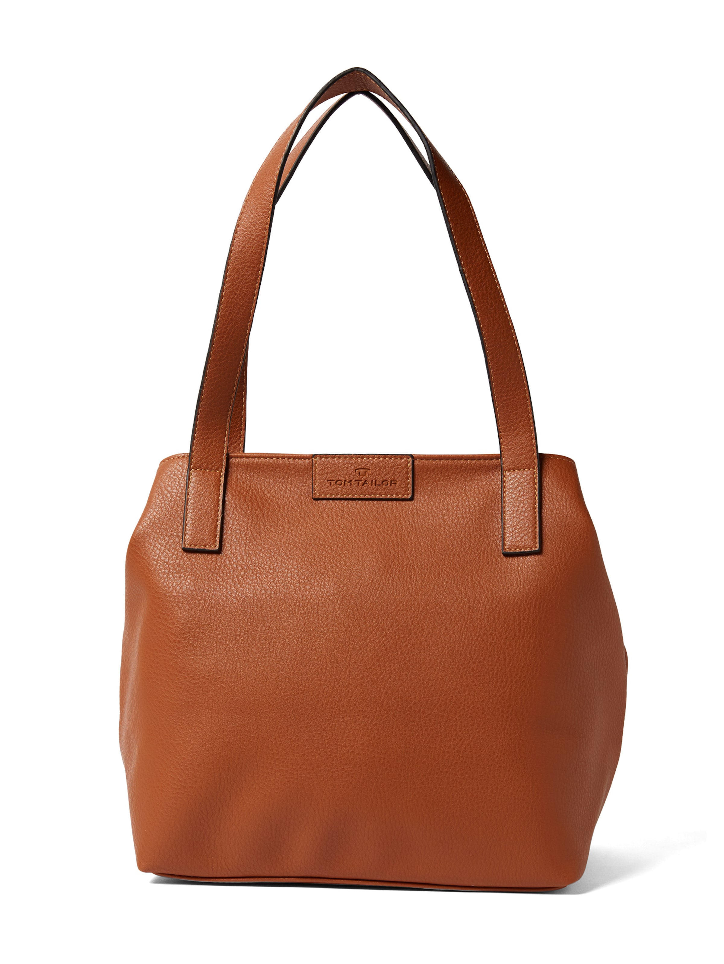 TOM TAILOR Shopper táska - barna: elől