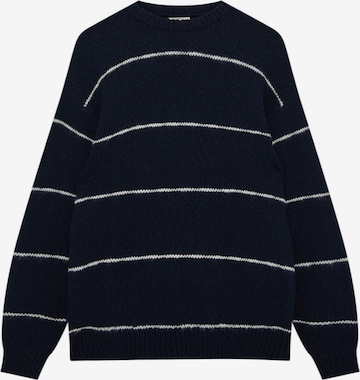 Pull&Bear Trui in Blauw: voorkant