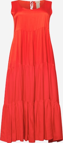 Persona by Marina Rinaldi Dress 'DENTRO' in Red: front