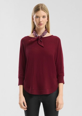 Pull-over QS en rouge : devant