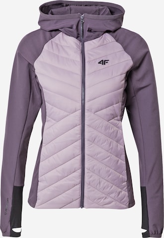 4F Outdoorjacke in Lila: predná strana