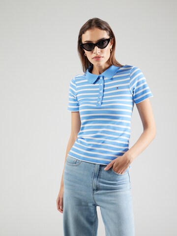 Tricou '1985' de la TOMMY HILFIGER pe albastru: față
