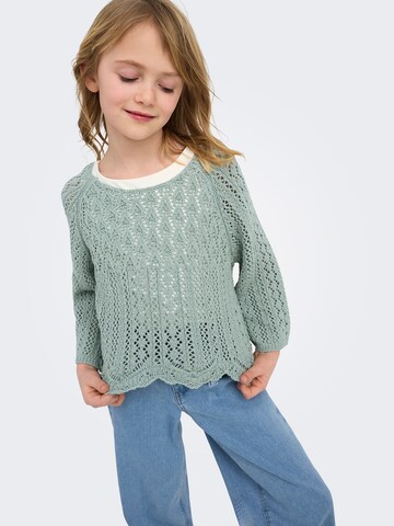 ONLY GIRLS Pullover 'KOGNOLA' i grøn