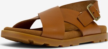 CAMPER Sandals ' Brutus ' in Brown: front