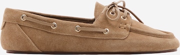 MANGO Mokkasiina 'PAZ' värissä beige: etupuoli