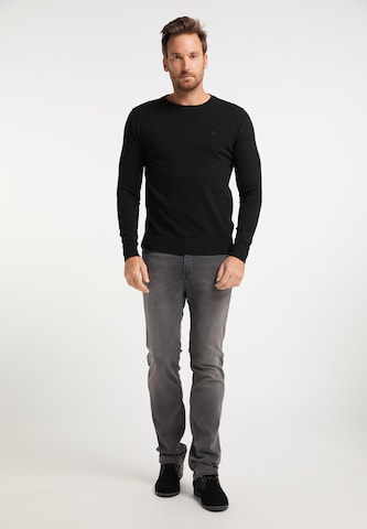 DreiMaster Klassik Pullover in Schwarz