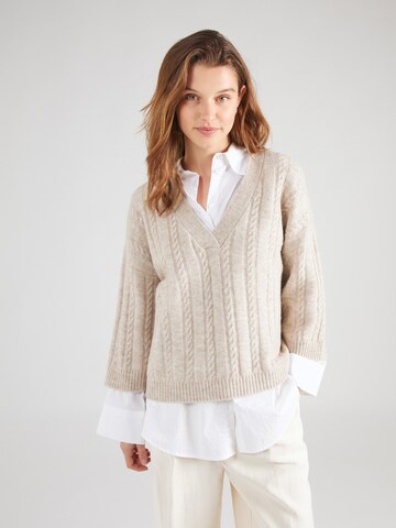 VERO MODA - Jersey 'GEMMA' en gris: frente