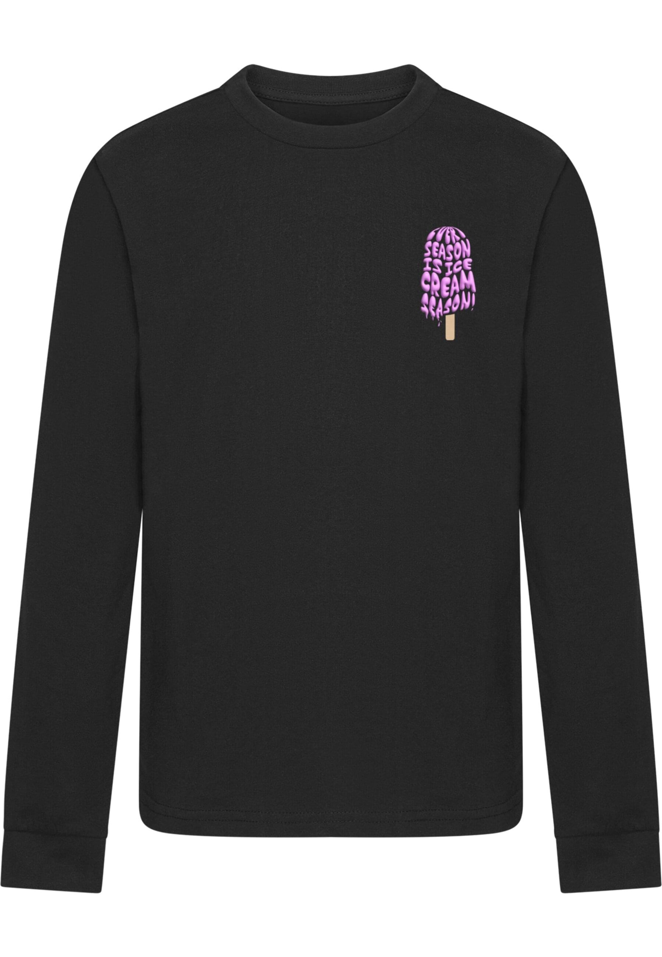 T-Shirt 'Ice Cream Season' Merchcode en noir : devant