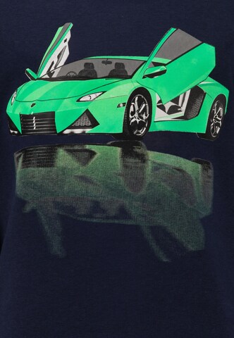 SALT AND PEPPER Sweater 'Green Car' in Blue