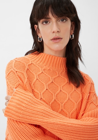 Pull-over comma casual identity en orange