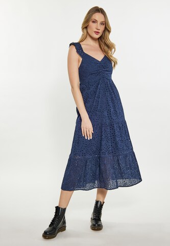 DreiMaster Vintage Kleid in Blau