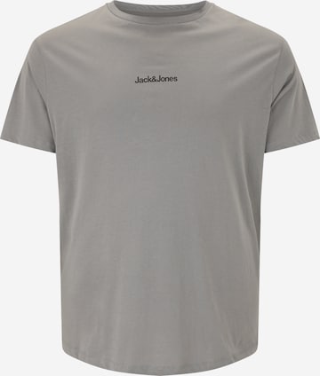 Jack & Jones PlusMajica 'JJMINE' - siva boja: prednji dio